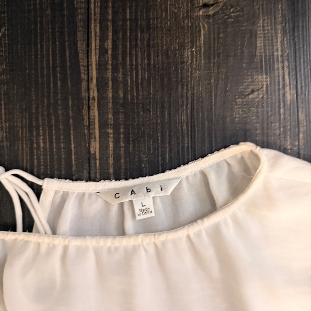 CAbi Off-White Women's Blouse - Picture 3 of 5